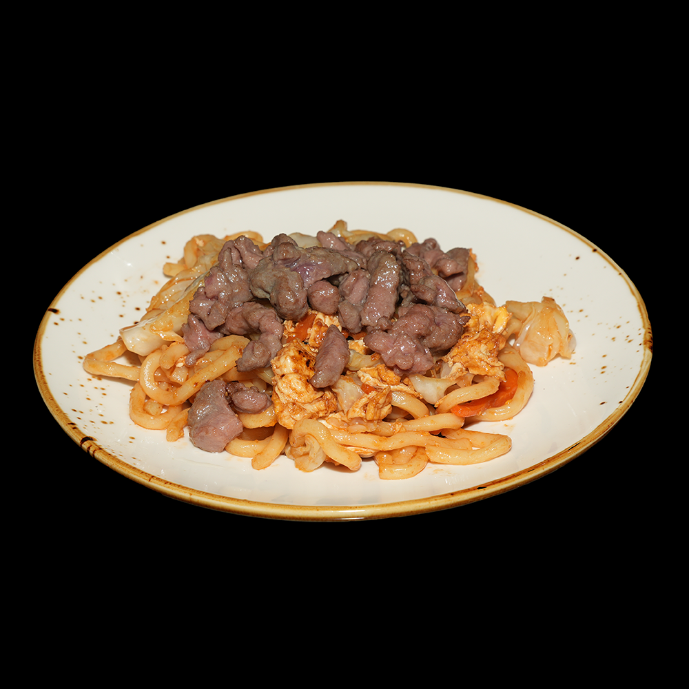Udon con ternera