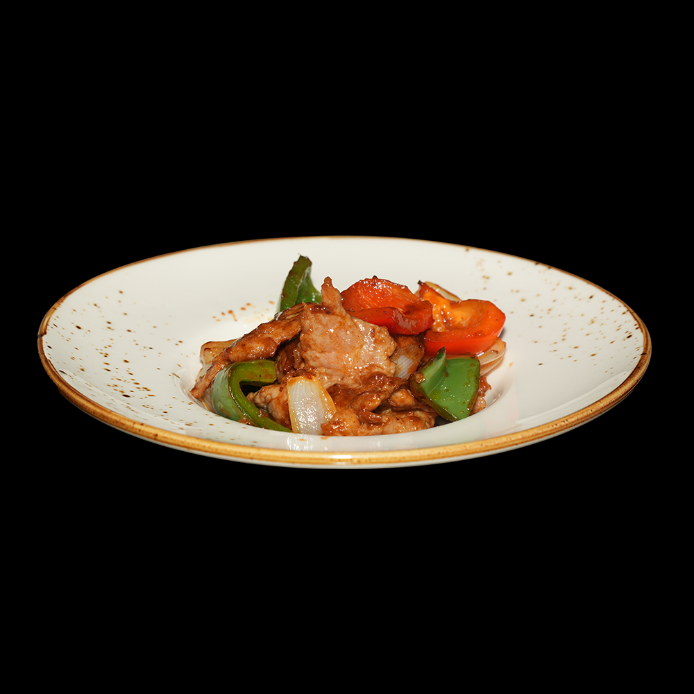 Ternera con salsa picante
