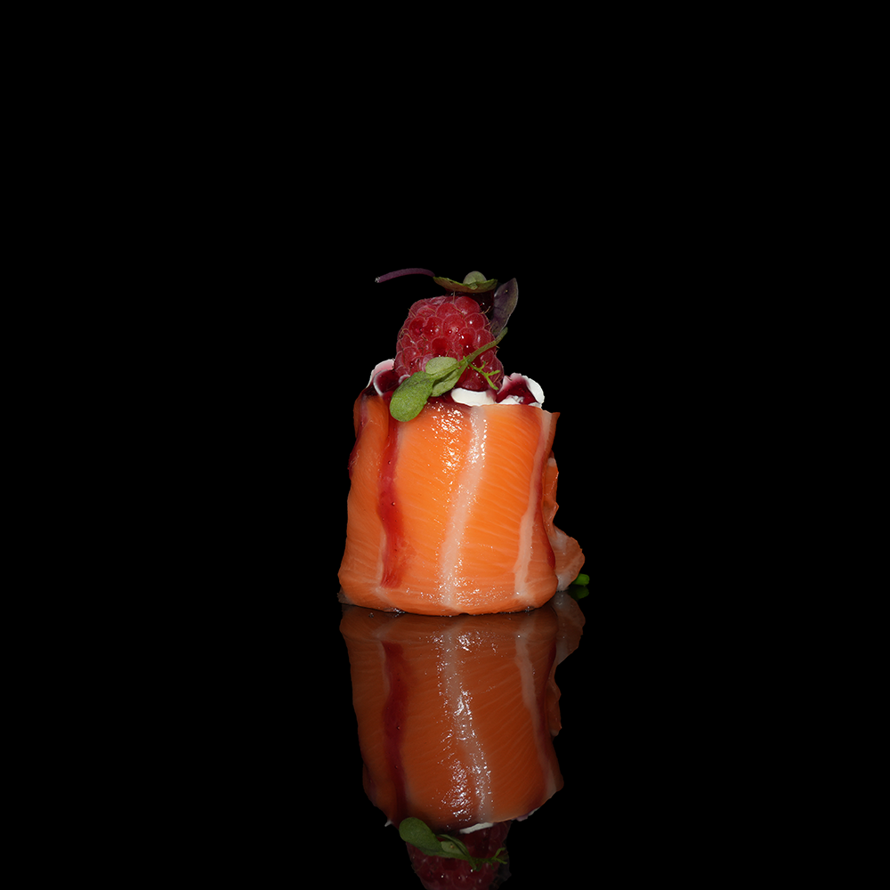 Gunkan de fruta de temporada y salsa teriyaki  1u