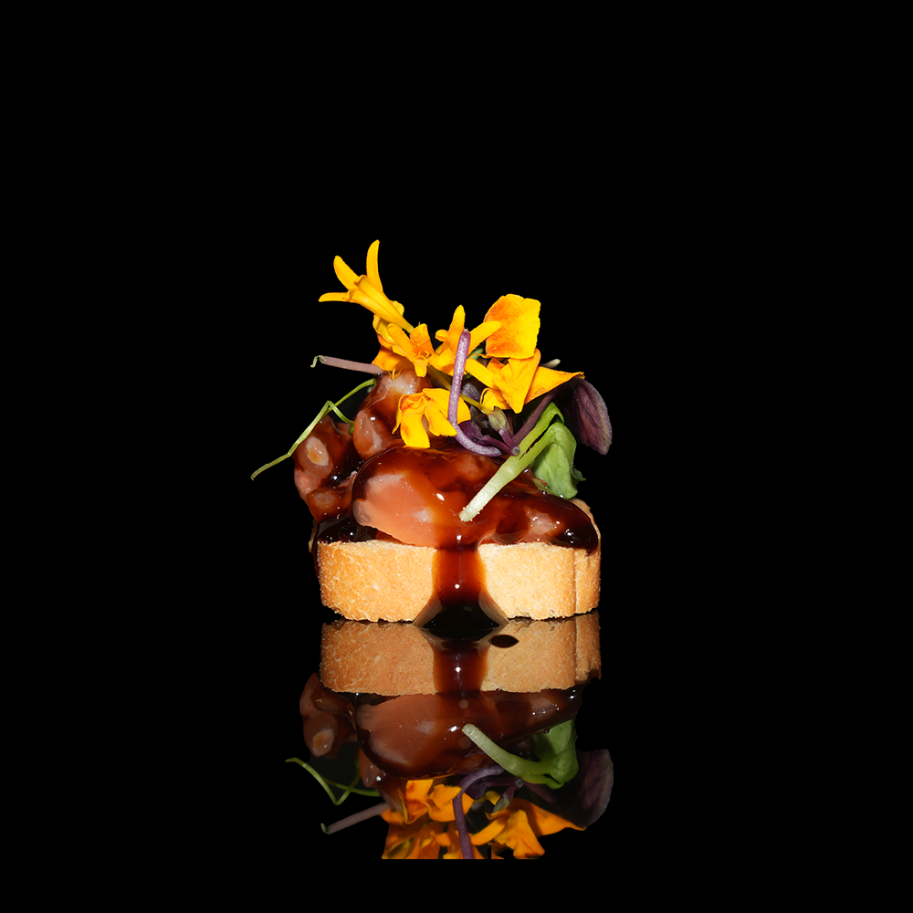 Pringle salmón con salsa teriyaki 1u